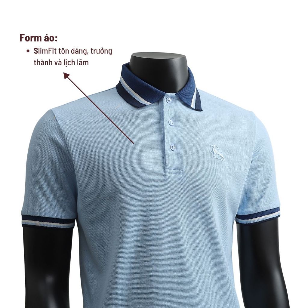 Áo Thun Polo Nam Cao Cấp Retro Phối Bo 4Color  - Luôn Tặng Hộp Đóng - GOGEN G02