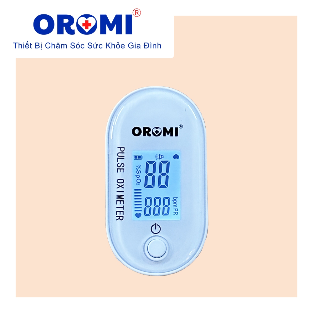 Máy đo SpO2 OROMI X1908 - Đo nồng độ oxy trong máu và nhịp tim qua đầu ngón tay