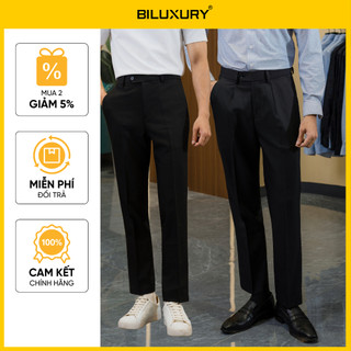 [NEW 2026] Quần Âu Nam 1QAUB603/1QAUT604 Biluxury Form Slimfit Chống Nhăn Co Giãn Chống Bám Bẩn Bền Màu