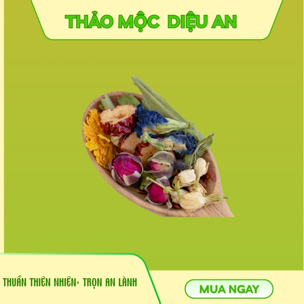 Trà Gạo Lứt Đậu Đen Diệu An - Thảo Mộc Hỗ Trợ Giữ Dáng, Tiêu Hóa Tốt, Lợi Sữa, Thanh Lọc, Đẹp Da
