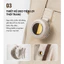 quạt mini kẹp có móc treo sạc usb im lặng cầm tay bỏ túi đi chơi học sinh đẩy xe em bé
