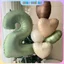 Bong Bóng Nhôm Số Tuổi Size 70 cm | 32 Inchs Màu Xanh Lá, Xanh Bơ Nhà Bo Trang Trí Sinh Nhật, Party