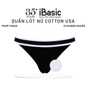 Quần lót nữ cotton USA iBasic kháng khuẩn phom tanga thể thao linh hoạt PANY099