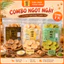 Bếp Mẹ Em - Combo 3 Gói Bánh Mì Sấy Ngọt Ngậy (Cafe, Kem Trứng, Matcha) - Bánh Mỳ Sấp Nguyên Miếng Giòn Rụm
