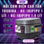 Nồi Cơm Điện Cao Tần Toshiba - RC-10IP1PV 1 Lít / RC-18IP1PV 1.8 Lít - Làm Được Cơm Cháy - Bảo Hành 12 Tháng