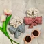 Dây Buộc Tóc Srunchies Phối Nơ Caro Cỡ Lớn Phong Cách Vintage Hàn Quốc Đáng Yêu Cho Nữ