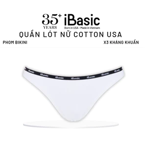 Quần lót nữ bikini cotton USA iBasic kháng khuẩn mềm mại thấm hút mồ hôi năng động PANY108