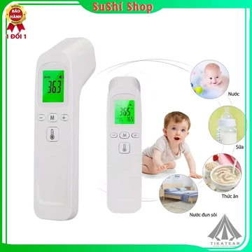 Nhiệt Kế Hồng Ngoại, Máy Đo Nhiệt Độ Điện Tử Đo Trán Độ Chính Xác Cao 2 chế độ đo cở thể và vật thể
