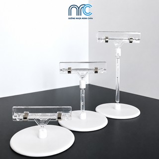 Combo 2 Kẹp nhựa để bàn, Kẹp bảng sale giảm giá sản phẩm trong cửa hàng, siêu thị