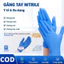 Găng tay nitrile màu xanh/đen không bột — Phù hợp cho lĩnh vực y tế, spa và thẩm mỹ viện