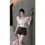 Quần Short Jeans BIGSIZE Nữ Cạp Giữa Eo, Quần Sooc Đùi Nữ Lưng Cao Dáng Chữ A Đi Chơi MS1088