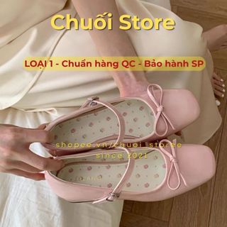 Giày lolita nữ da PU tổng hợp dệt vải đế cao su phong cách nhẹ nhàng nàng thơ thời trang