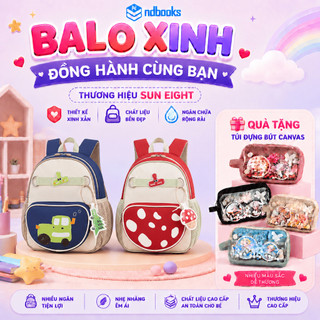 SUN EIGHT - 22210 Balo mẫu giáo, Cặp sách học sinh nhiều họa tiết, balo mầm non
