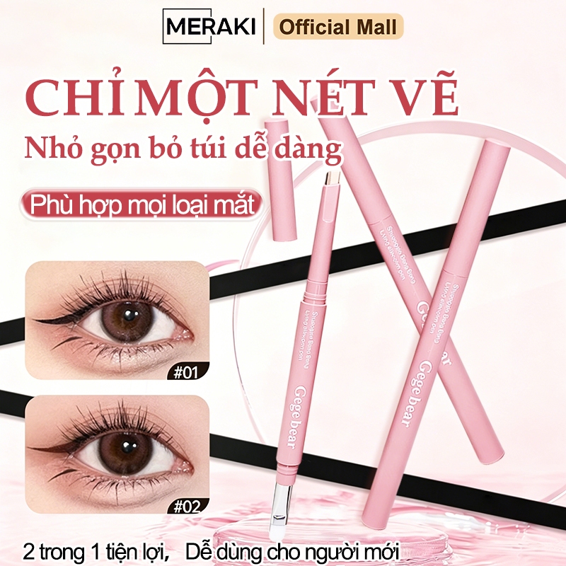 Bút vẽ bọng mắt đa năng, 2 Đầu, Làm Sáng, Highlight, Tạo Khối, Bọng Mắt, Che Khuyết Điểm Đa Năng, Lâu Trô