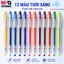 Bút Bi Nước Mực Gel Bấm Nhiều Màu Nhanh Khô 0.5mm M&G-Viết Bi Học Sinh Văn Phòng Mực Đều 87977