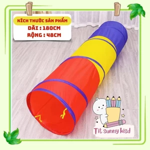ĐỒ CHƠI HẦM CHUI VẬN ĐỘNG CẦU VỒNG ĐA SẮC MÀU – ỐNG CHUI TỰ BUNG KÍCH THÍCH THỂ CHẤT VÀ TƯ DUY CHO BÉ MẦM NON 🏃‍♂️