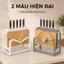 Giá Đỡ Dao Thớt Nhà Bếp, Giá Úp Dao Thớt Có Khay Thoát Nước, Dụng Cụ Sắp Xếp Bàn Bếp