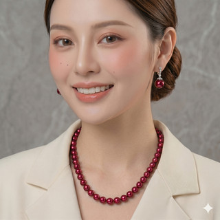 [N975] Vòng Cổ Ngọc Trai Màu, Dây Chuyền Ngọc Trai Nhân Tạo Nhiều Màu Sang Trọng - DAISYN