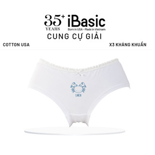 [Cung Cự Giải 22/6 - 22/7] Quần lót nữ iBasic cotton USA kháng khuẩn hoạ tiết Cung hoàng đạo PANT027C