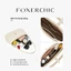 FOXERCHIC Túi đeo dưới cánh tay hình lưỡi liềm, màu trơn, có khóa cài.Thích hợp cho việc đi lại hàng ngày
