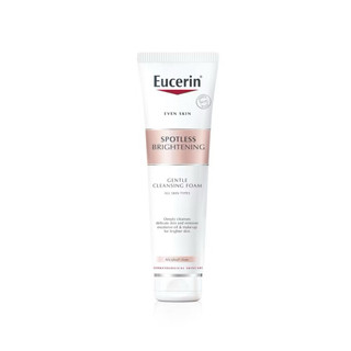 Eucerin Spotless Brightening Gentle Cleansing Foam 150ml Sữa Rửa Mặt Làm Sạch Dịu Nhẹ Hỗ Trợ Sáng Da
