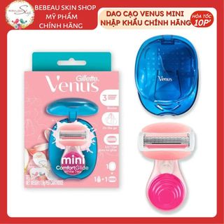 Dao Cạo Gillette Venus Mini ComfortGlide White Tea (1 Cán Dao + 1 Đầu Dao Cạo + 1 Nắp Bảo Vệ)
