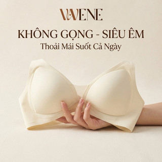 Áo lót nữ tàng hình VANVENE AL013 , áo ngực su không gọng đệm mỏng co giãn 4 chiều mặc nhẹ thoải mái