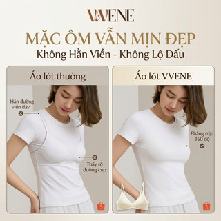 Áo lót nữ tàng hình VANVENE AL013 , áo ngực su không gọng đệm mỏng co giãn 4 chiều mặc nhẹ thoải mái