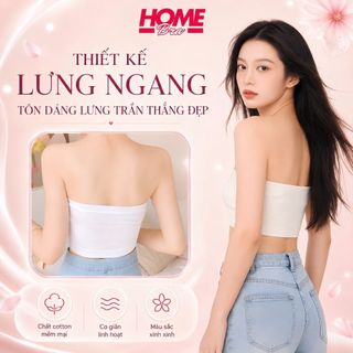 Áo lá học sinh không dây mềm mại co giãn tốt - Áo quây bra ngang ngực không mút mặc thoải mái B0123