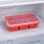 Set Khay Làm Đá Silicon 6 Ngăn Có Nắp, Khay Đá Viên Mini, Khuôn Làm Đá Thực Phẩm Đa Năng