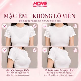 (Loại 1) Áo ngực nữ đúc su không gọng mút mỏng ôm ngực, Áo lót không lộ viền cao cấp mềm mịn  A141