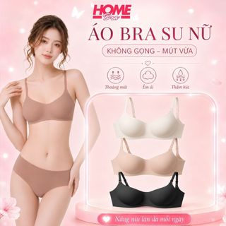 (Loại 1) Áo ngực nữ đúc su không gọng mút mỏng ôm ngực, Áo lót không lộ viền cao cấp mềm mịn  A141