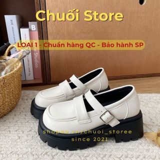 Giày Oxford nữ da PU tổng hợp dệt vải đế cao su cá tính thời trang dễ phối đồ trẻ trung