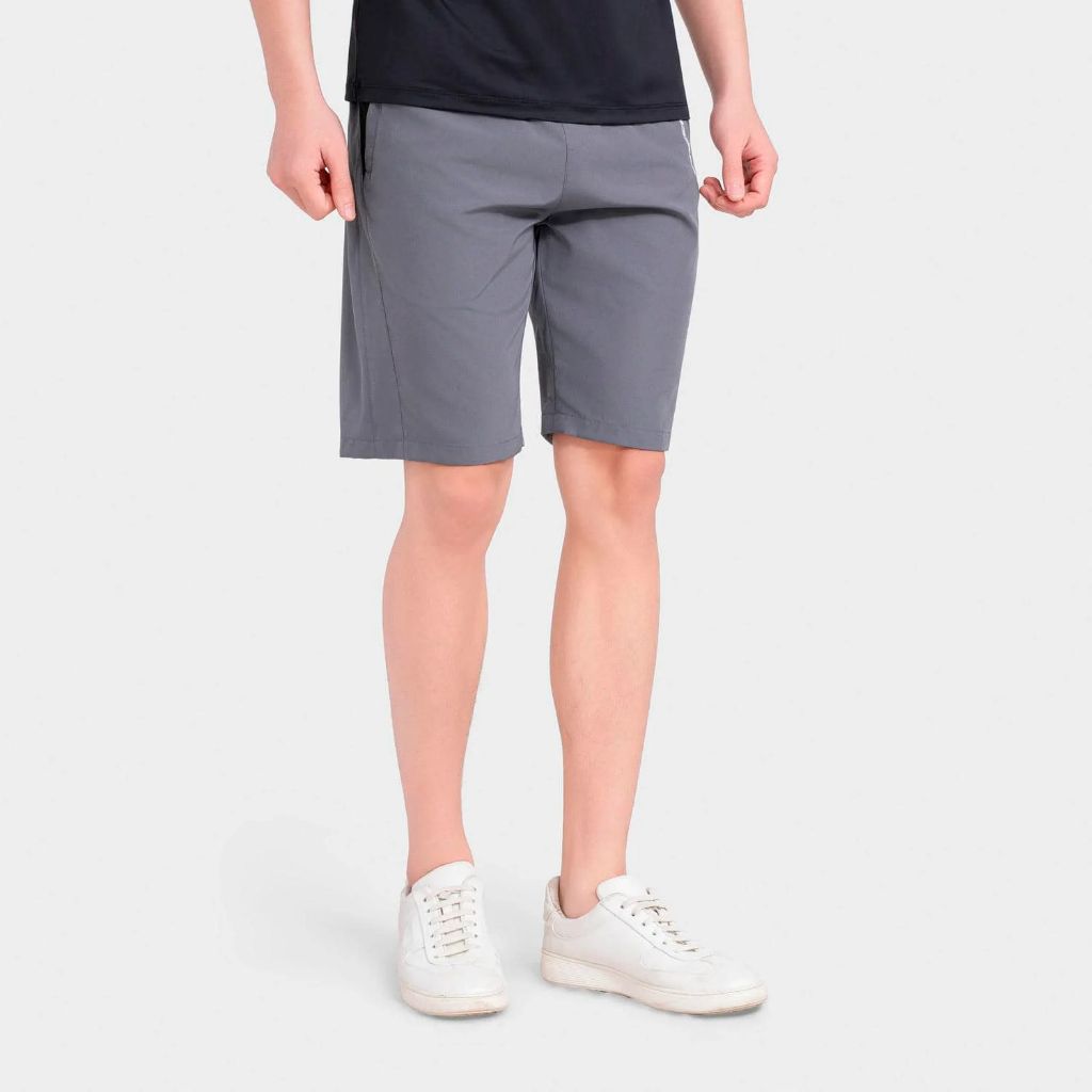 Quần Short thể thao cạp chun nam Insidemen Active dáng Regular Fit năng động thể thao ISO107MAH0