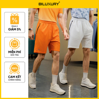 [T7_SALE 20%_HT] Quần Short Gió Thể Thao Nam Biluxury 1QDGT612 Quần Đùi Gió Nam Form Vừa Vặn Tôn Dáng Basic Mềm Mại