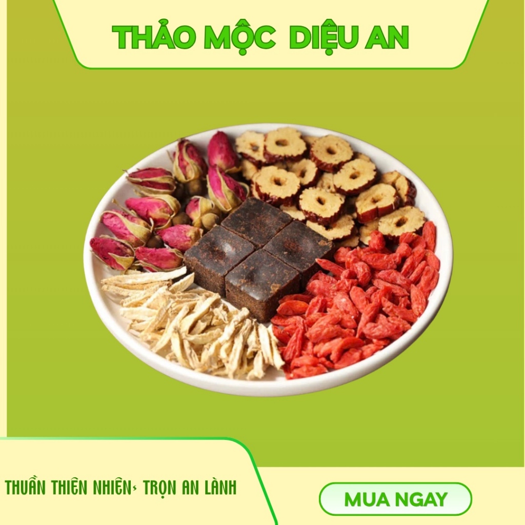 Trà Gừng Đường Nâu Diệu An - Thảo Mộc Giữ Ấm Áp Cơ Thể, Đẹp Da, Tăng Sức Đề Kháng, Dịu Nhẹ Ngày Dâu