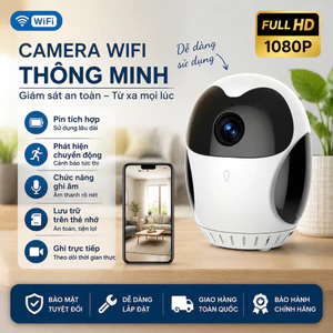 Camera D1 Giám Sát Trong Nhà Không Dây WiFi Mini Cho Phòng Em Bé Camera Theo Dõi Từ Xa Đàm Thoại