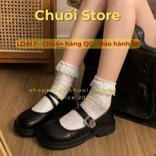 Giày bệt nữ da PU tổng hợp dệt vải đế cao su nhẹ nhàng nữ tính tinh tế thanh lịch