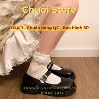 Giày bệt nữ da PU tổng hợp dệt vải đế cao su nhẹ nhàng nữ tính tinh tế thanh lịch