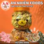 Bánh tai heo nhí 2 màu (nâu+xanh) [Có hồ sơ công bố- hóa đơn VAT]