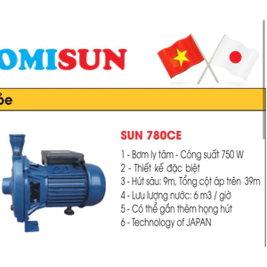 MÁY BƠM LY TÂM OMINSU - LƯU LƯỢNG LỚN, LỖI ĐỔI MỚI 12 THÁNG