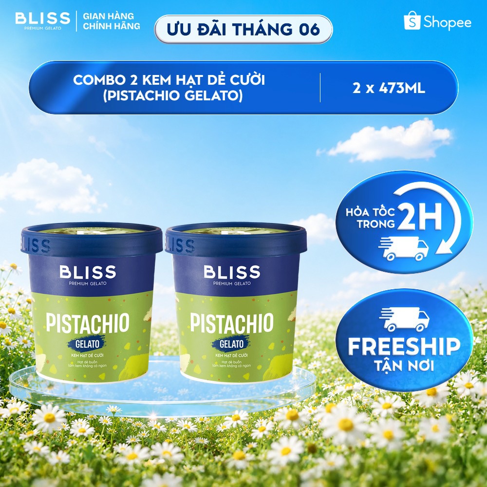 [Hỏa tốc HN/HCM] Combo 2 Kem BLISS Nhiều Vị Hộp 473ml