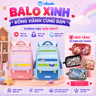 SUN EIGHT - 90270 Balo học sinh Cấp 1 siêu nhẹ, chống gù, chống thấm nước