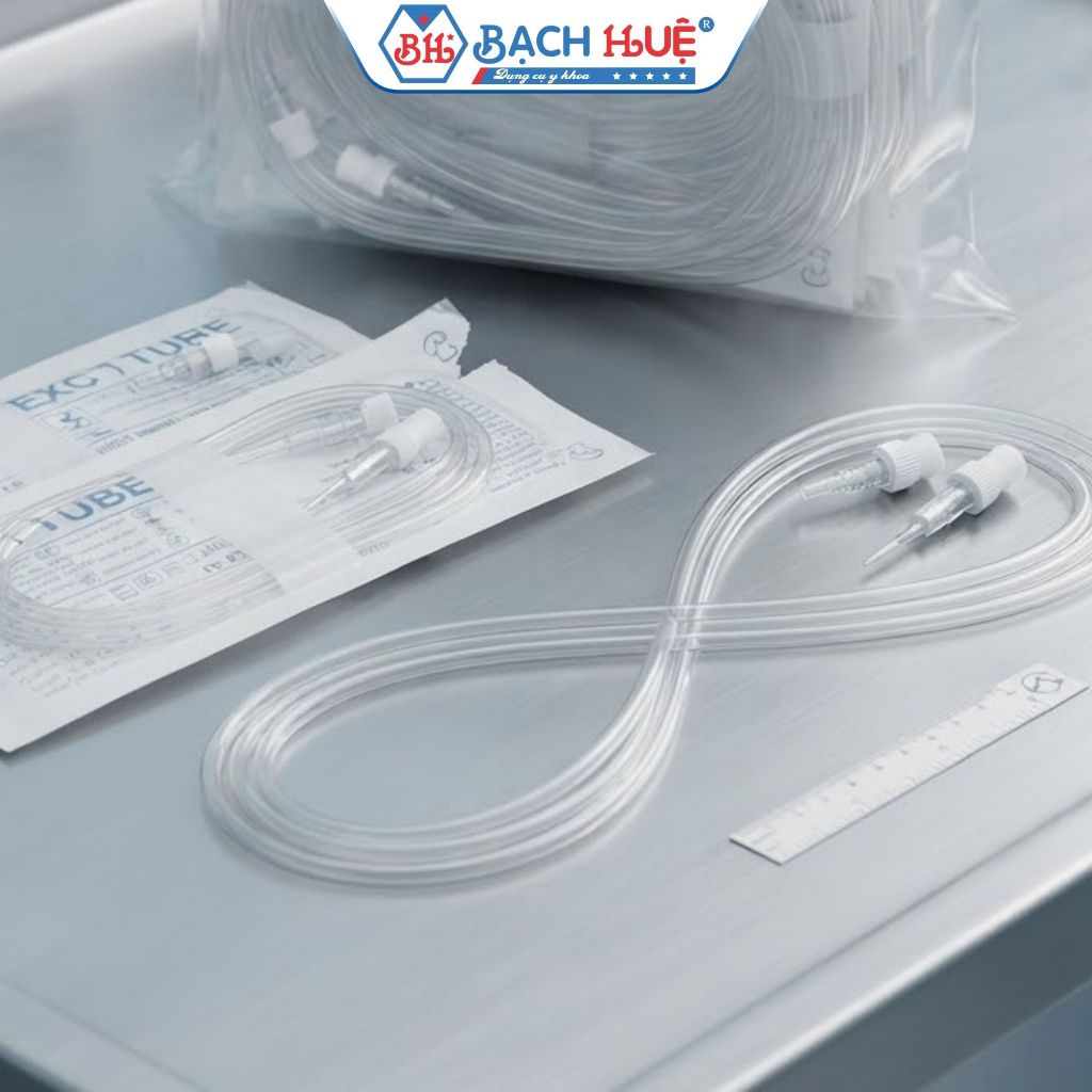 Bịch 50 Sợi Dây Nối Bơm Tiêm Điện 140cm Chuẩn Y Tế (Có Bán Lẻ) - Không Chứa DEHP An Toàn