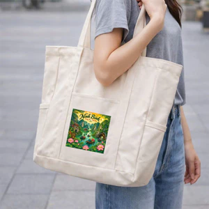 Túi tote có khóa hình Ninh Bình Việt Nam túi vải tote Ninh Bình size to đa năng có khóa 3 ngăn nhỏ tiện dụng tuima0339b