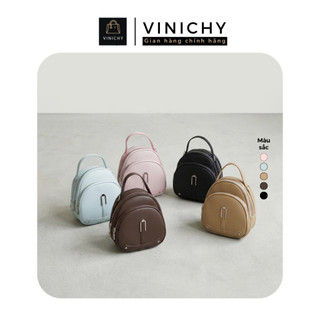 (Deal mở bán tặng quà QU3) Balo mini nữ thời trang đi học VINICHY phong cách Hàn Quốc 18cm HA908