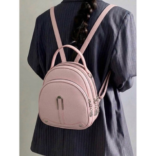 (Deal mở bán tặng quà QU3) Balo mini nữ thời trang đi học VINICHY phong cách Hàn Quốc 18cm HA908