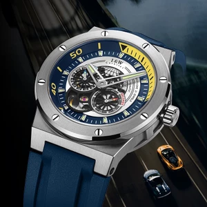 Đồng Hồ Nam Chính Hãng I&W Carnival 619G-S1 Full Box Chống Nước Kính Sapphire (Máy Cơ Tự Động)