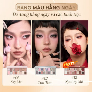 [CHEERYEP] Bảng phấn mắt 16 ô Qianyan Cheeryep Natural Color đa dạng
