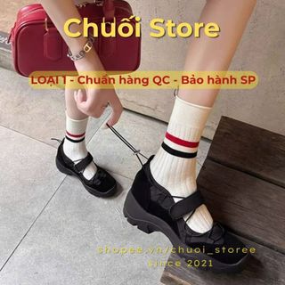 Giày thời trang nữ da PU tổng hợp dệt vải đế cao su dễ thương tinh tế nữ tính đáng yêu